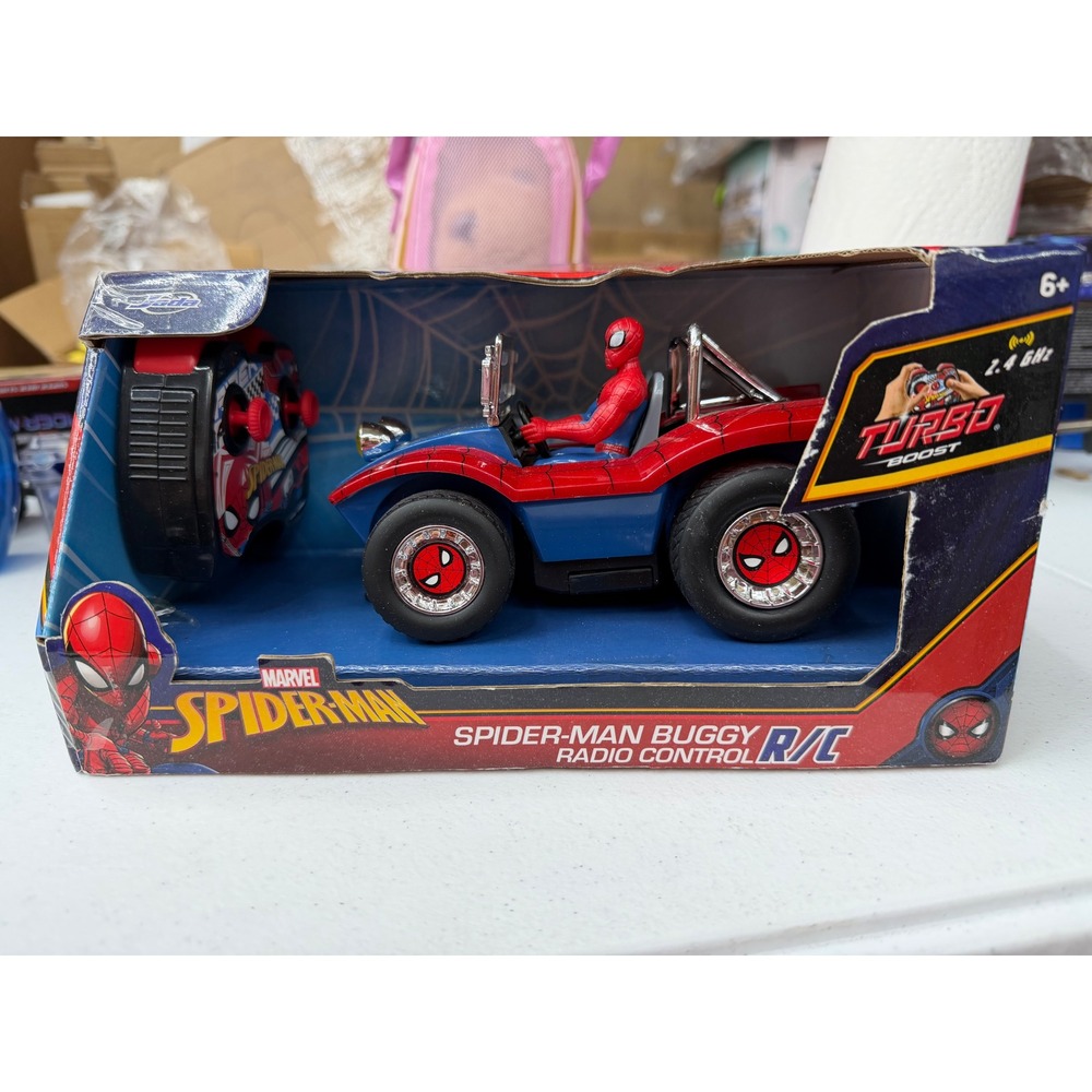 Jada Toys Marvel Spider-Man Buggy Radio Control RC Car Hollywood Rides 2.4 GHz